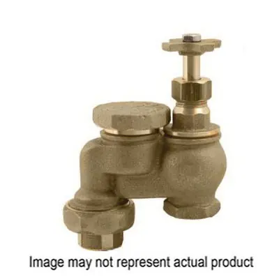 Champion 466P-075Y Manual Anti-Siphon Valve, 3/4 in, 25 to 150 psi Pressure, 5 to 35 gpm, Brass Body Warranty Included