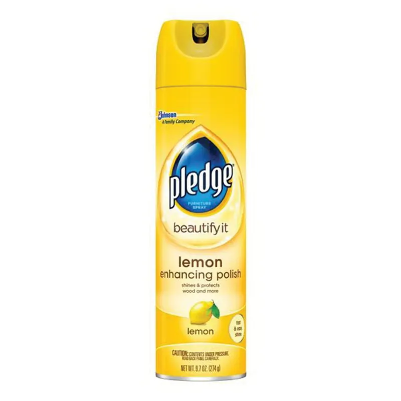 Latest Pledge 697831 Beautify Lemon Enhancing Polish, White, Aerosol, Citrus, 9.7 oz