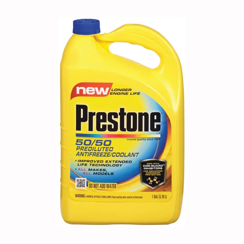 Crafted Prestone AF2100 Coolant, 1 gal Bottle, Yellow