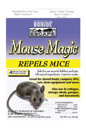 Bonide Mouse Magic 865 Mouse Repellent, Gray Holiday Sale