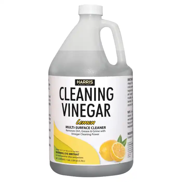 One Day Deal Harris LEVINE-128 Cleaning Vinegar, 128 fl-oz, Liquid, Lemon, Clear