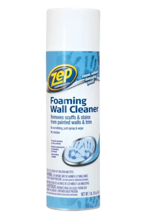 Zep ZUFWC18 Foaming Wall Cleaner, 18 oz Can, Ammonia, Opaque Off-White Best Price