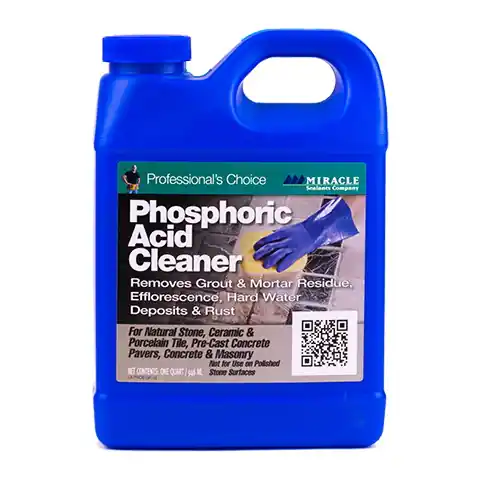 Flash Sale Miracle Sealants PHOSQT6 Phosphoric Acid Cleaner, 1 qt, Liquid, Characteristic