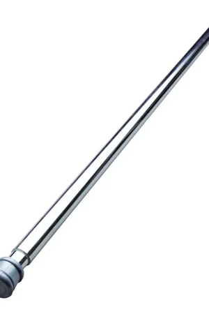 Simple Spaces SD-SR41-C3L Shower Curtain Rod, 7-1/2 lb, 41 to 76 in L Adjustable, 1 in Dia Rod, Steel, Chrome Fan Favorite