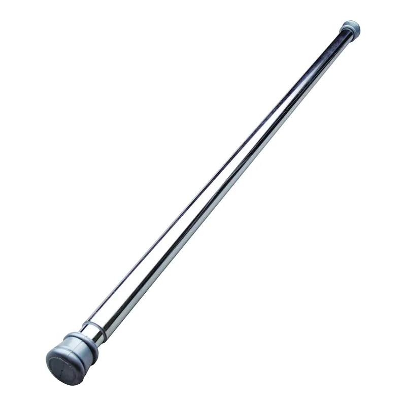 Simple Spaces SD-SR41-C3L Shower Curtain Rod, 7-1/2 lb, 41 to 76 in L Adjustable, 1 in Dia Rod, Steel, Chrome Fan Favorite