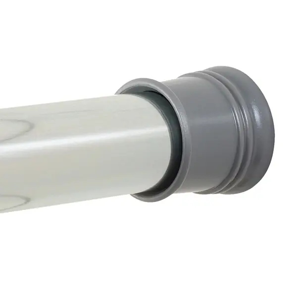 Zenna Home TwistTight Series 512S/502S Shower Stall Rod, 40 in L Adjustable, 1-1/4 in Dia Rod, Steel, Chrome Exclusive
