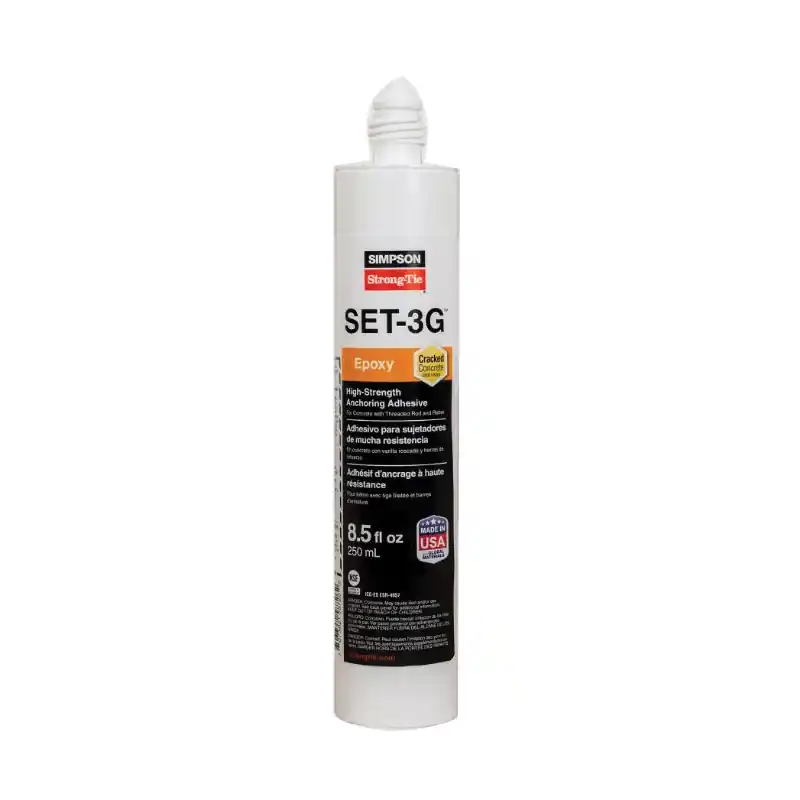 One Day Deal Simpson Strong-Tie SET-3G SET3G10 High-Strength Epoxy Adhesive, 8.5 oz Cartridge, Coaxial Cartridge