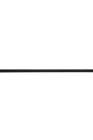 Simple Spaces SD-SR41-BK Shower Curtain Rod, 7.5 lb, 41 to 76 in L Adjustable, 1 in Dia Rod, Steel, Matte Free Delivery