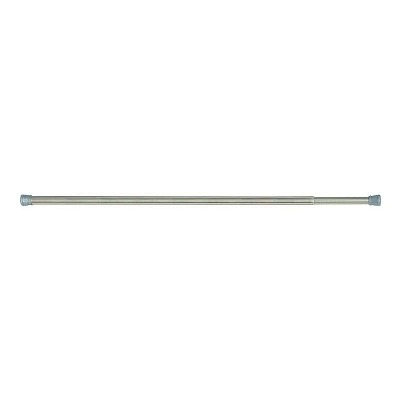 Simple Spaces SD-SR36-BN Shower Curtain Rod, 7-1/2 lb, 36 to 63 in L Adjustable, 1 in Dia Rod, Steel, Brushed Nickel Editor’s Pick