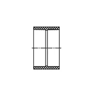 Place Order Lesso LN100-015 Pipe Coupling, 1-1/2 in, Hub, ABS, Black