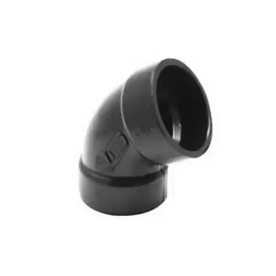 Money Back Guarantee Canplas 102601BC Pipe Elbow, 1-1/2 in, Hub, 60 deg Angle, ABS, Black