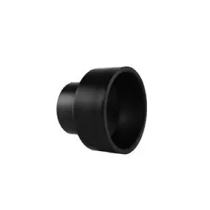 Charlotte Pipe ABS 00102 0600HA Pipe Increaser/Reducer, 1-1/2 x 2 in, Hub, ABS, Black, SCH 40 Schedule Handmade