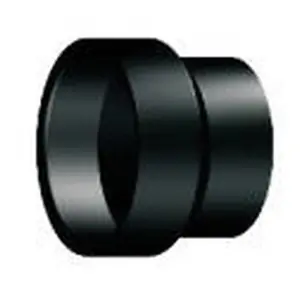 Hot Picks Lesso LN102-338 Pipe Increaser/Reducer, 3 x 2 in, Hub, ABS, Black