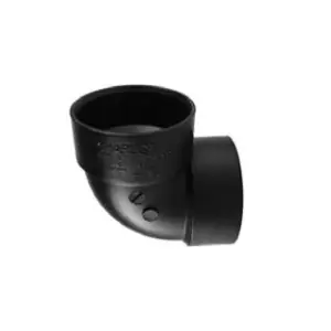 Order Now Charlotte Pipe ABS 00331 0800HA Pipe Elbow, 2 in, Hub, 90 deg Angle, ABS, Black, SCH 40 Schedule