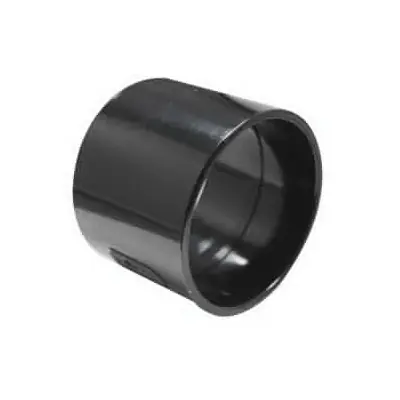 Canplas 103004BC Pipe Coupling, 4 in, Hub, ABS, Black, 40 Schedule Final Sale