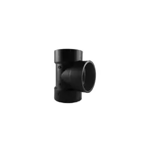 Fast Shipping Charlotte Pipe ABS004410800HA Pipe Tee, 2 in, Hub, ABS, Black, SCH 40 Schedule