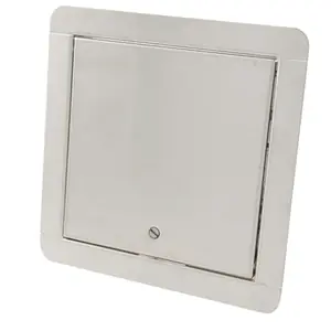 Best Seller Proflo PF1010AD Universal Access Door, 10 in W, Stainless Steel, White