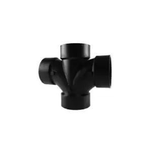 Next Day Delivery Charlotte Pipe ABS 00428 0800HA Double Sanitary Pipe Tee, 2 in, Hub, ABS, Black, SCH 40 Schedule