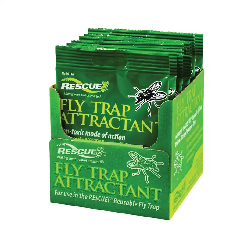 Rescue FTA-DB12 Fly Trap Attractant, Solid, Musty, 0.51 oz, Refill Pack Direct From Manufacturer