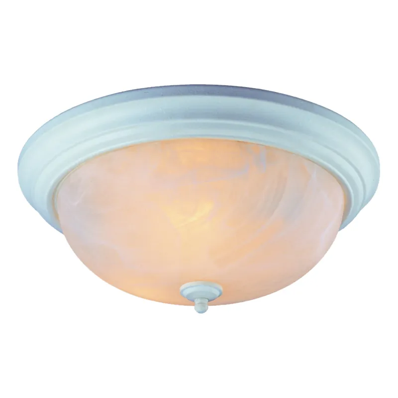 Boston Harbor BRT-FL2263L Two Light Flush Mount Ceiling Fixture, 120 V, 75 W, 2-Lamp, A19 or CFL Lamp Must Have