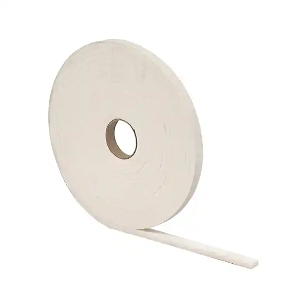 M-D 02733 Foam Tape, 3/8 in W, 17 ft L, 3/16 in Thick, PVC, White Markdown
