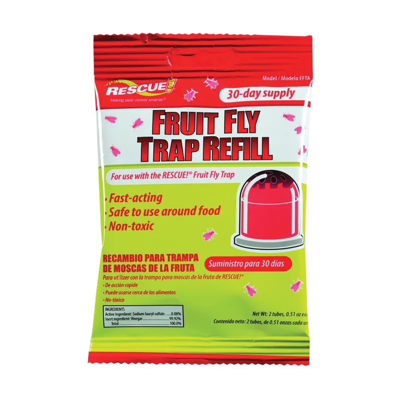 Rescue FFTA-DB12 Repellent Fruit Fly Trap, Includes: 30 Days Attractant Original