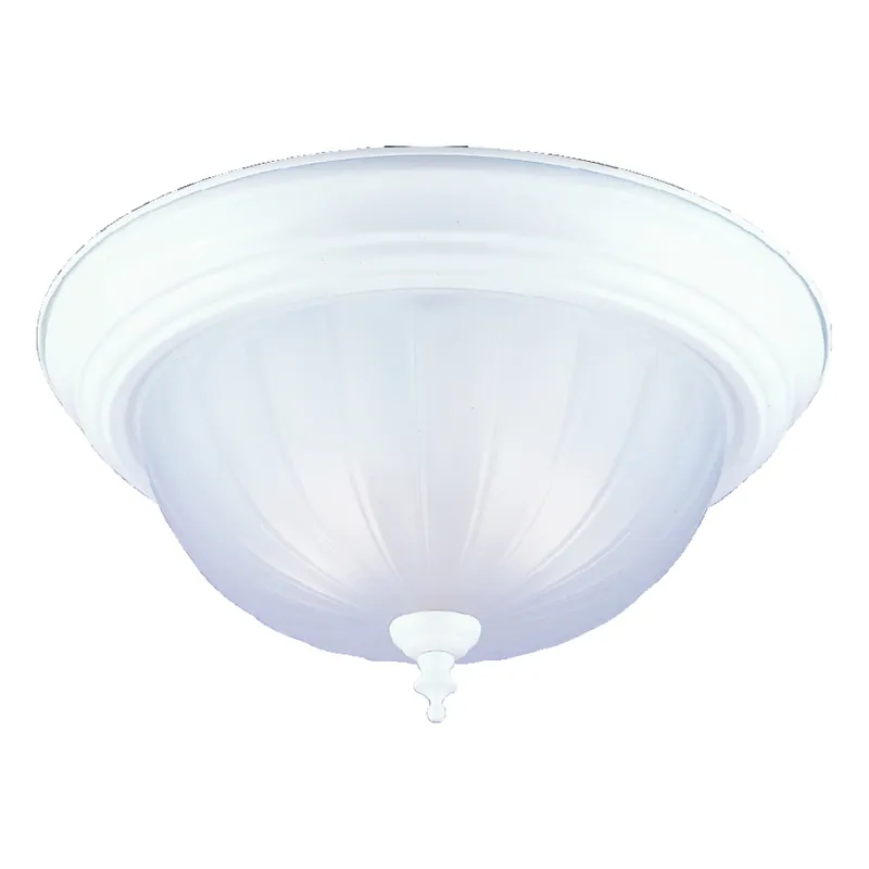 Boston Harbor F51WH02-1005-3L Two Light Flush Mount Ceiling Fixture, 120 V, 60 W, 2-Lamp, A19 or CFL Lamp Limited Edition