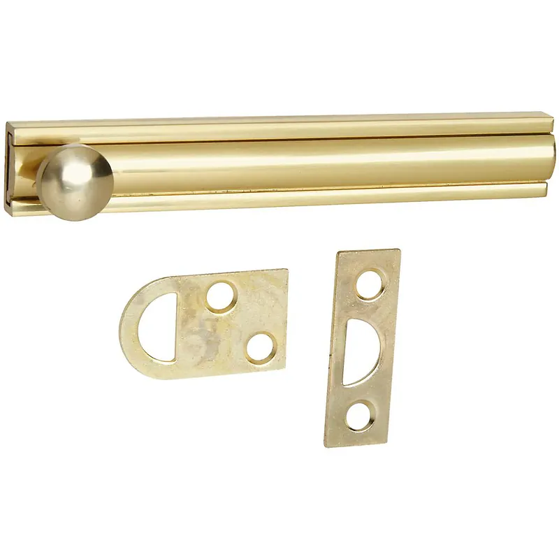 Best Price National Hardware V1922 Series N197-988 Flush Bolt, Polished, 4 in L, Solid Brass, 1/PK