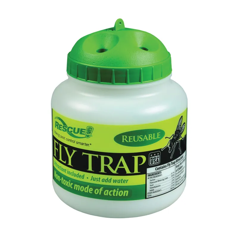 Brand New Rescue FTR-SF4 Fly Trap Refill, Solid, Musty, Refill Pack