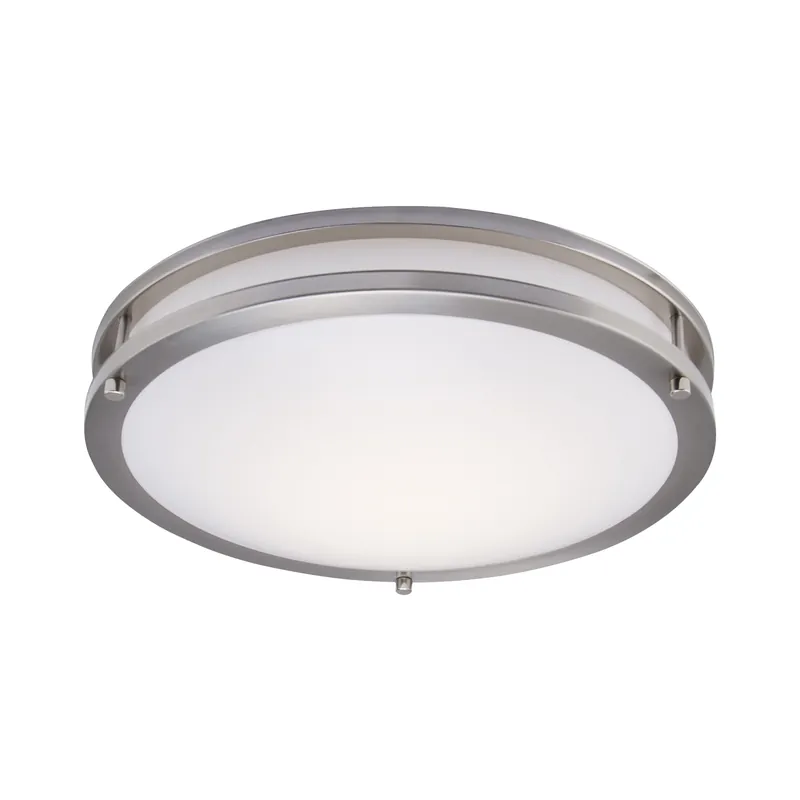 Editor’s Pick Boston Harbor CL202AC Flush Mount Ceiling Fixture, 120 V, 24 W, 1-Lamp, LED Lamp, 1680 Lumens, 3000 K Color Temp