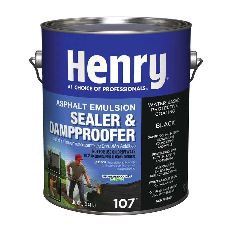Henry HE107046 Emulsion Sealer, Black, 3.41 L Can, Liquid Next Day Delivery