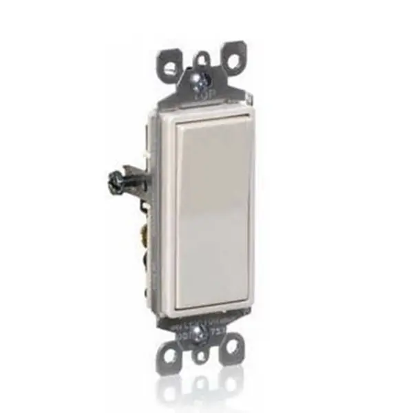 Special Discount Leviton S11-05603-2IS Rocker Switch with Ground Screw, 15 A, 120/277 V, 3-Way, Lead Wire Terminal