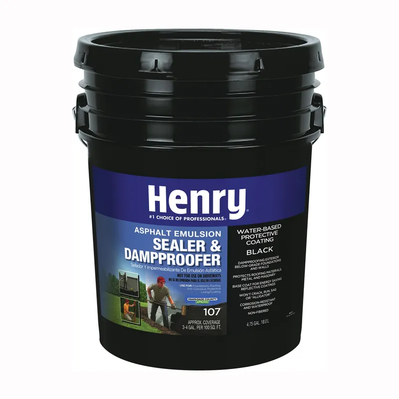Deal Henry HE107074 Emulsion Sealer, Black, 18 L Pail, Liquid
