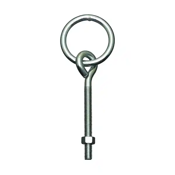 Instant Buy National Hardware 2061BC Series N220-632 Hitch Ring with Eye Bolt, 160 lb Working Load, 2 in ID Dia Ring, Steel, 1/BAG