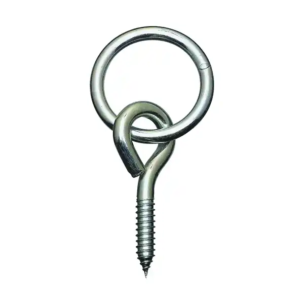 National Hardware 2062BC Series 220657 Hitch Ring, 160 lb Working Load, 2 in ID Dia Ring, 3/8 x 3-1/2 in Wire, Steel Top Rated