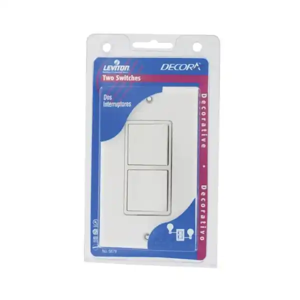 Save Now Leviton C21-05679-00I Rocker Switch, 15 A, 120/277 V, SPST, Lead Wire Terminal, Polyester/Thermoplastic Housing Material
