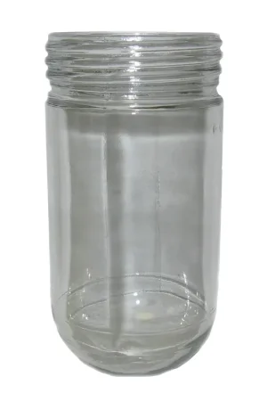 Teddico/Bwf G-7 Replacement Globe, 7 in Dia, Round, Glass, Clear, Powder-Coated Next Day Delivery