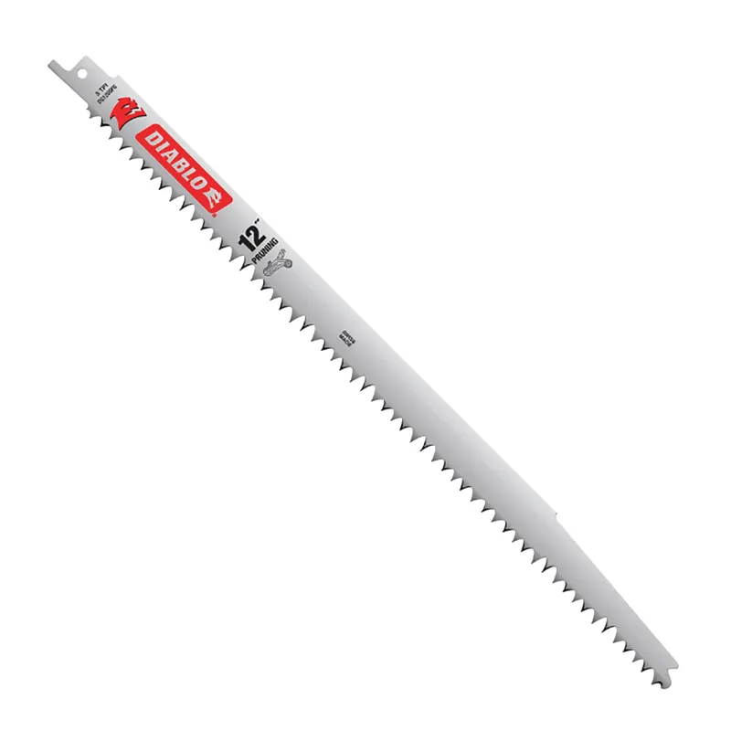 Diablo DS1205FG Reciprocating Saw Blade, 1 in W, 12 in L, 5 TPI, HCS Cutting Edge Bulk Order