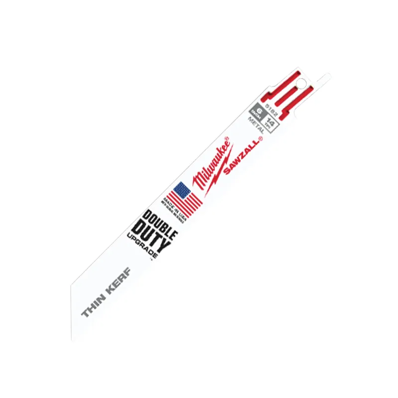 Popular Milwaukee 48-00-5182 Reciprocating Saw Blade, Applicable Materials: Fiber, Plastic, Rubber, 3/4 in W, 6 in L, 14 TPI
