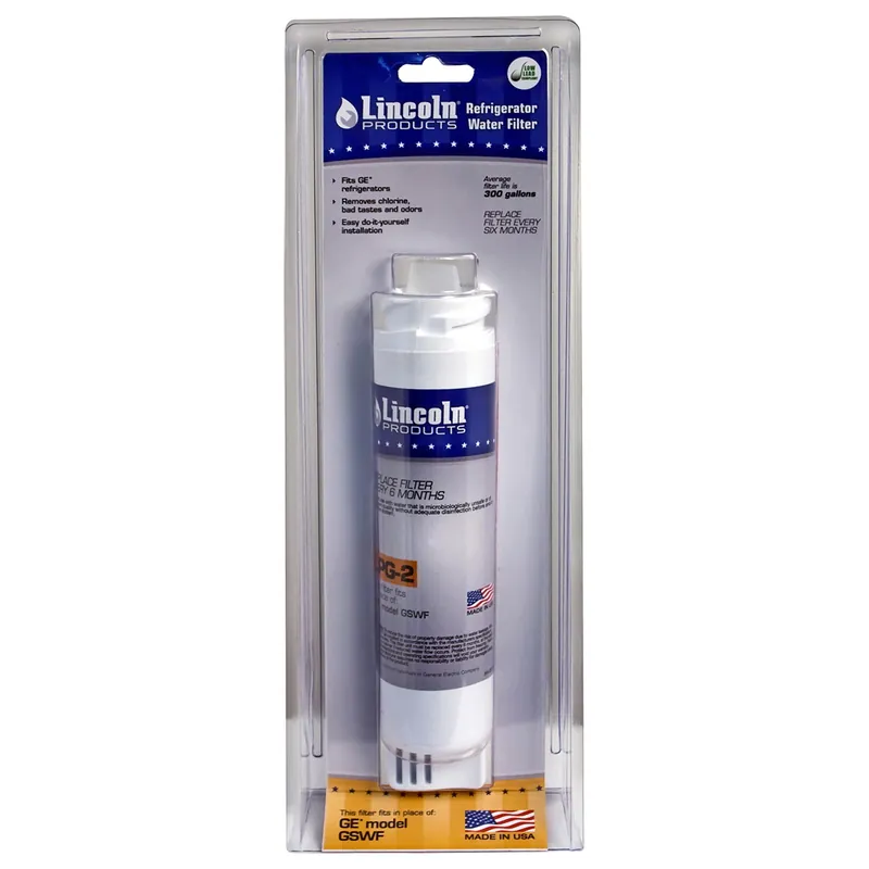 Weekend Sale Lincoln 109107 Refrigerator Water Filter, 0.5 gpm, Carbon Block Filter Media