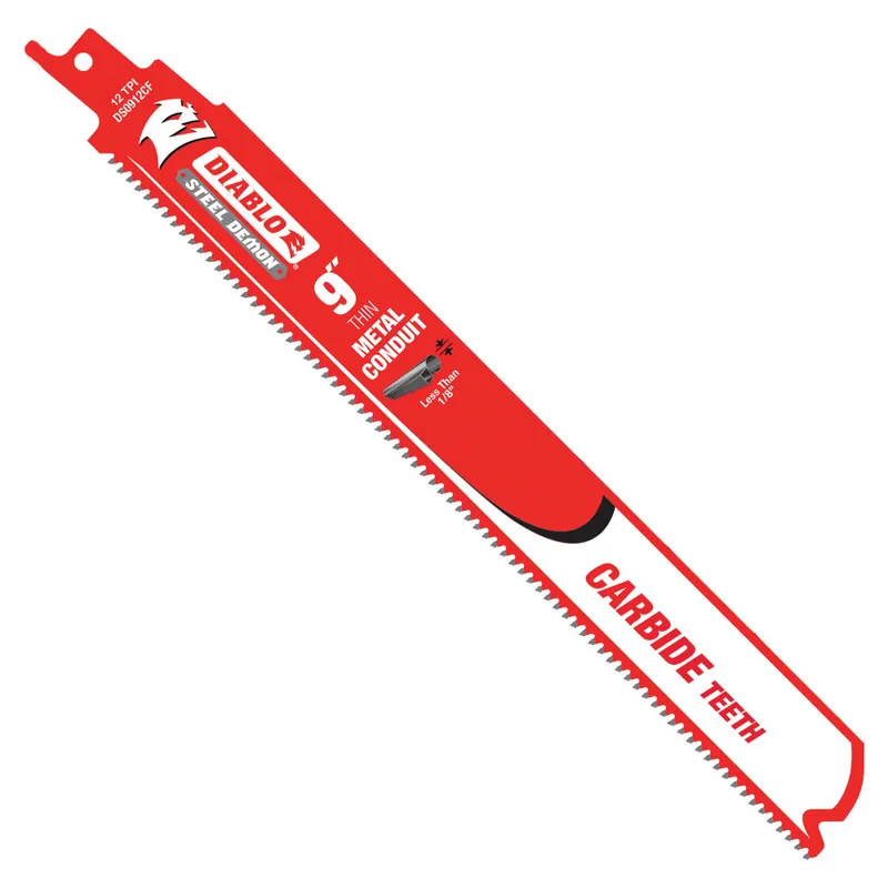 Don’t Miss Out Diablo Steel Demon DS0912CF Reciprocating Saw Blade, 2 in W, 9 in L, 12 TPI, Carbide Cutting Edge