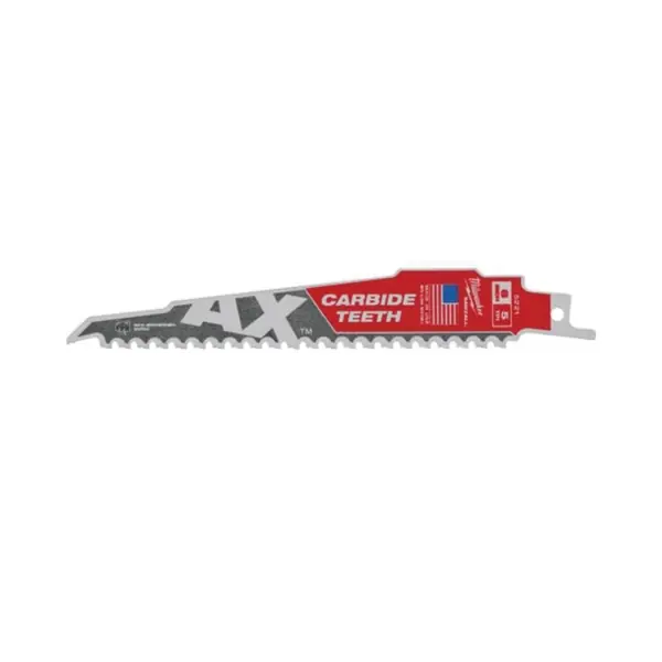 Milwaukee 48-00-5227 Reciprocating Saw Blade, 12 in L, 5 TPI, Carbide Cutting Edge Limited Edition