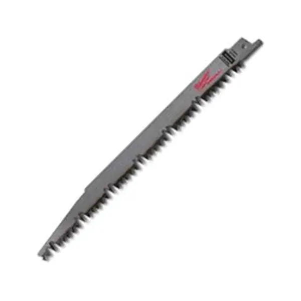 Milwaukee 48-00-1301 Reciprocating Saw Blade, Applicable Materials: Wood, 3/4 in W, 9 in L, 5 TPI Luxury