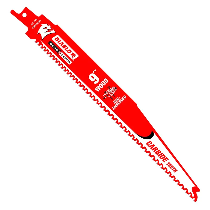 Editor’s Pick Diablo DS0906CWSP Reciprocating Saw Blade, 1 in W, 9 in L, 6 TPI