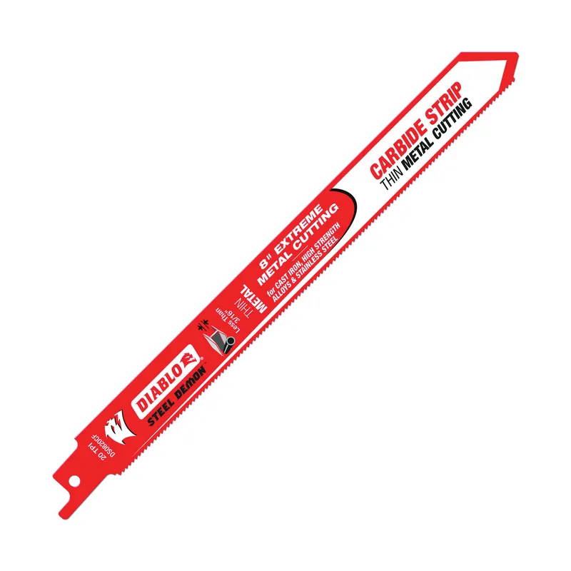 Low Price Diablo DS0820CF Reciprocating Saw Blade, 1 in W, 8 in L, 20 TPI, Solid Carbide Cutting Edge