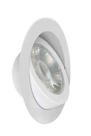 While Supplies Last Feit Electric LEDR4XT/ADJ/6WYCA LED Downlight, 11 W, 120 V, LED Lamp, Aluminum/Plastic, White, Frost