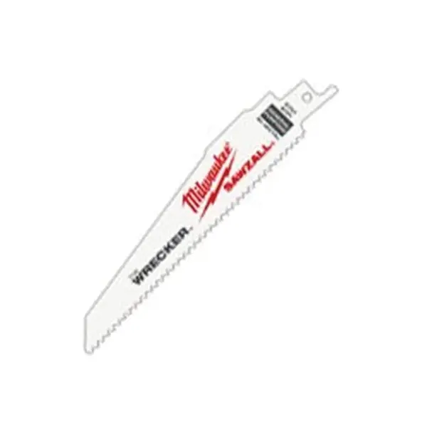 Direct From Factory Milwaukee 48-00-5701 Reciprocating Saw Blade, 0.05 in W, 6 in L, 7/11 TPI