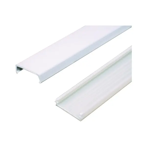 Wiremold NMW NMW1 Raceway Wire Channel, 60 in L, 1-5/16 in W, 1 -Channel, Plastic, White Hot Picks