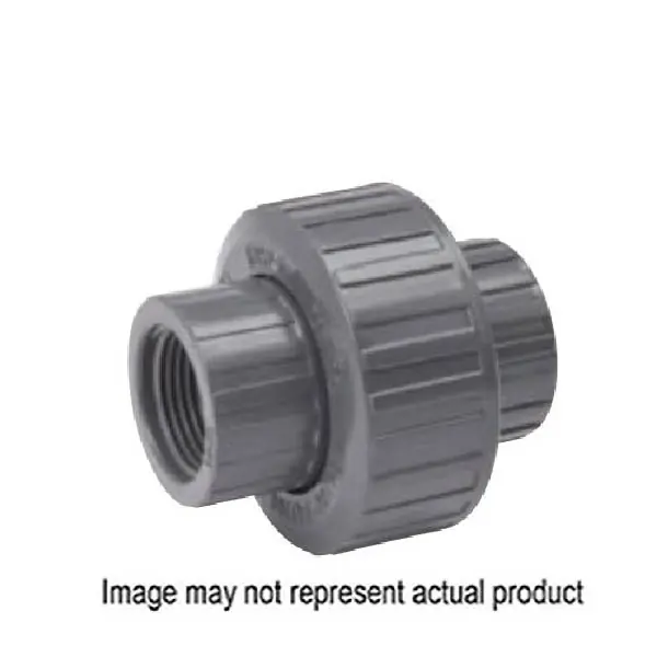 Holiday Sale B & K ProLine 164-105 Pipe Union, 1 in, FIP, PVC, Gray, SCH 80 Schedule, 150 psi Pressure