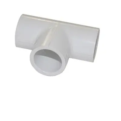 Lasco 20-0108 Pipe Tee, 1-1/2 in, Slip, PVC, SCH 40 Schedule Best Choice